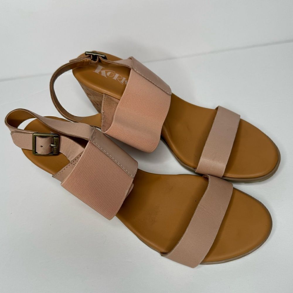 Korks sandals in beige size 10 - Picture 5 of 6